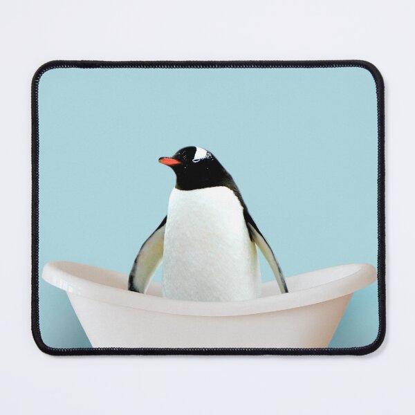 Item preview, Playing penguin in bathtub designed and sold by ESCAPZ.
