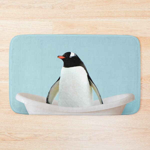 Item preview, Playing penguin in bathtub designed and sold by ESCAPZ.