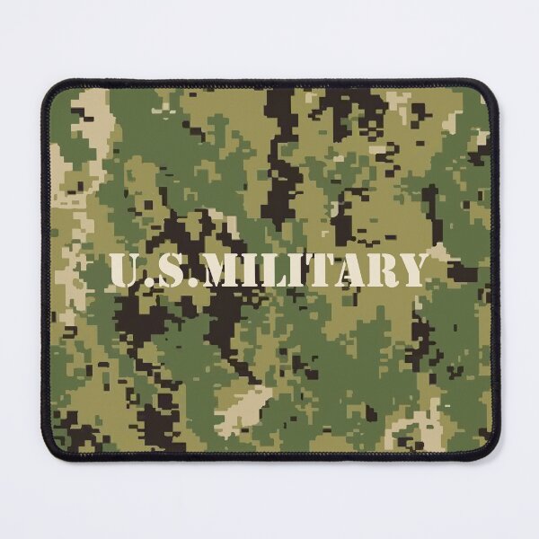 Item preview, Marine Pattern (MARPAT), NWU typeIII AOR-2, digital camouflage pattern swatch. US. Marines, US.navy - text: U.S.MILITARY typographic designed and sold by NineJuly.