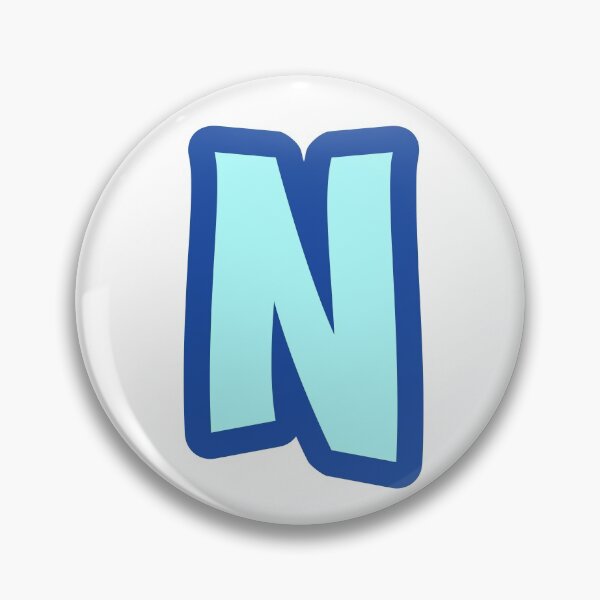 Item preview, Blue Graffiti Letter N designed and sold by LetterMom.