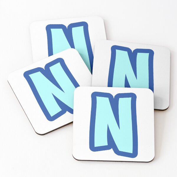 Item preview, Blue Graffiti Letter N designed and sold by LetterMom.