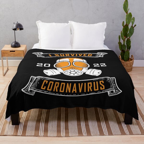 Item preview, I Survived Corona Virus 2022 T-Shirt designed and sold by iconra.