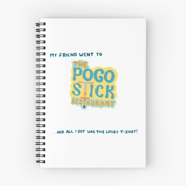 Item preview, My friend went to the pogo stick restaurant    designed and sold by Nikio-Shop.