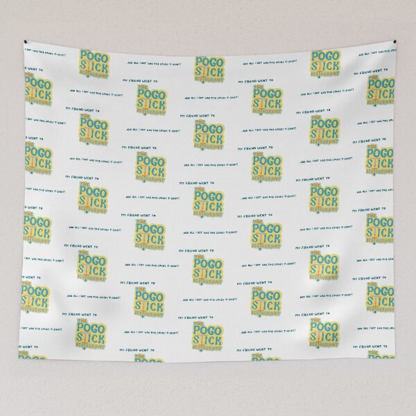 Item preview, My friend went to the pogo stick restaurant    designed and sold by Nikio-Shop.