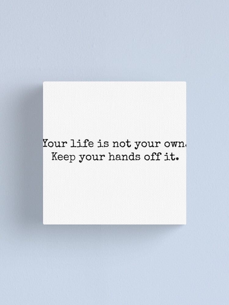 Sherlock Life Quote Canvas Print By Mysticalcrazy Redbubble