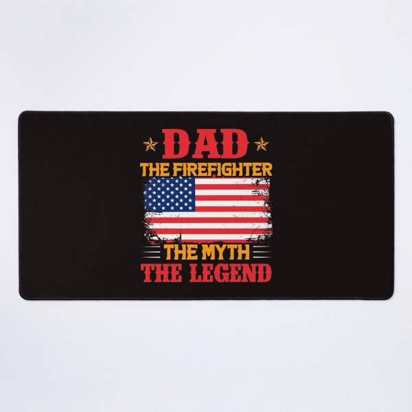 Item preview, Dad The Firefighter The Myth The Legend designed and sold by tranhungtdu.