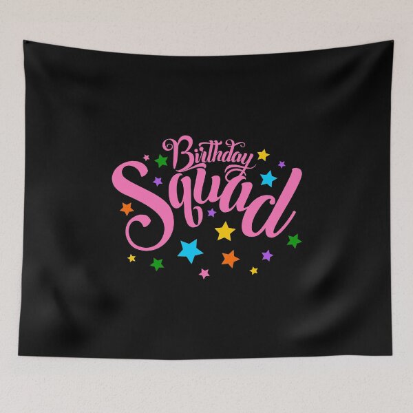 Item preview, Birthday Squad, group design. Birthday party  designed and sold by iclipart.