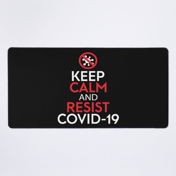 Item preview, Keep Calm And Resist Covid-19 T-Shirt designed and sold by iconra.