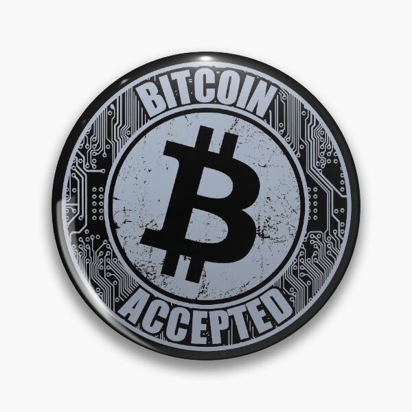 Item preview, Bitcoin Accepted I Cool BTC Retro Design designed and sold by Amazing Designs.