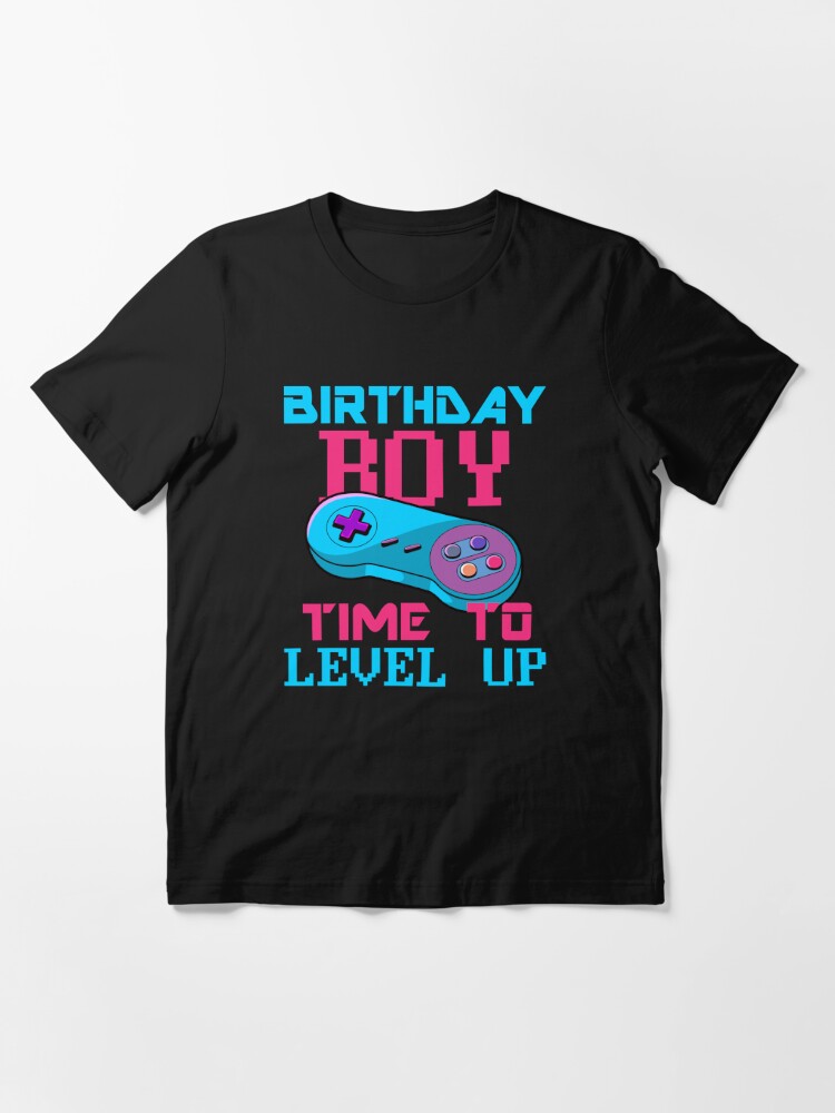 Disover Birthday Boy Time To Level Up T-Shirt
