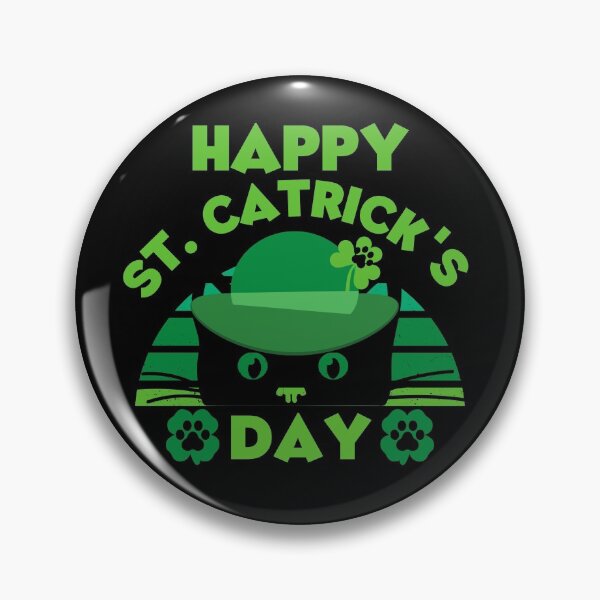Item preview, Happy St. Catrick's Day Cute Peeking Cat Leprechaun | St. Patrick's Day Design for Cat Lovers designed and sold by InkItStudio.