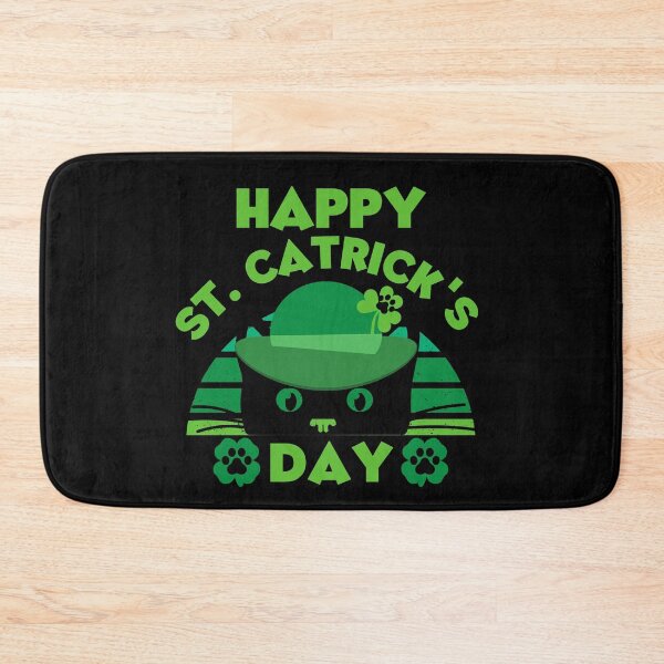 Item preview, Happy St. Catrick's Day Cute Peeking Cat Leprechaun | St. Patrick's Day Design for Cat Lovers designed and sold by InkItStudio.