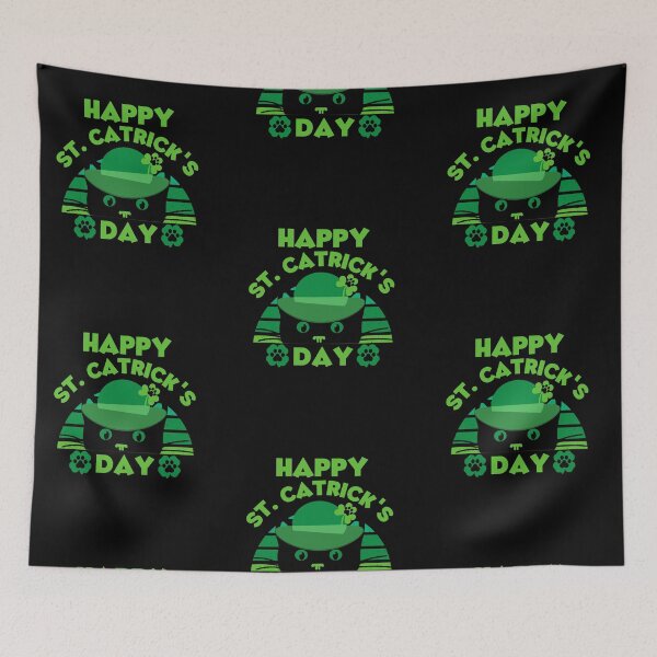 Item preview, Happy St. Catrick's Day Cute Peeking Cat Leprechaun | St. Patrick's Day Design for Cat Lovers designed and sold by InkItStudio.