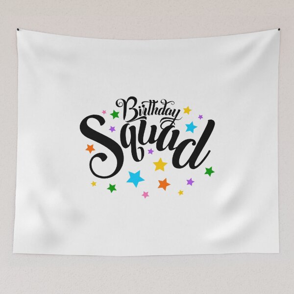 Item preview, Birthday Squad, group design. Birthday party  designed and sold by iclipart.