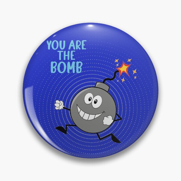 Item preview, You are the bomb funny design with a bomb and blue background designed and sold by Martapp.