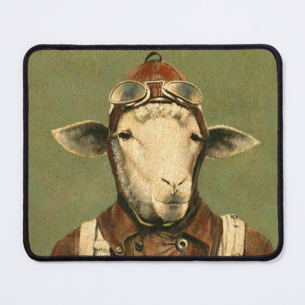 Item preview, Vintage Aviator Sheep designed and sold by mictomart.