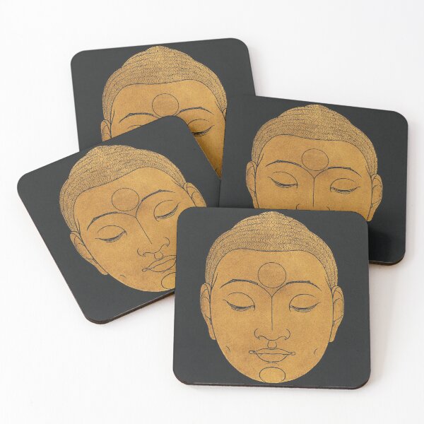 Item preview, Buddha face portrait designed and sold by Sneh Universe.
