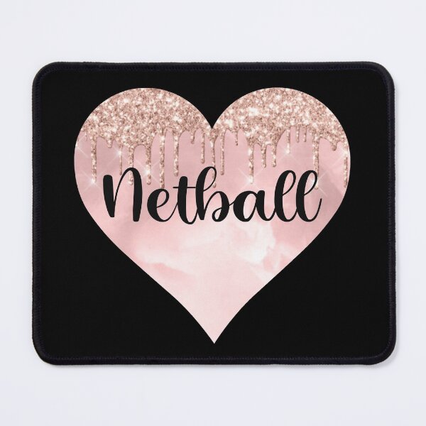 Item preview, Netball girl gifts glitter heart designed and sold by chrlalexandru.