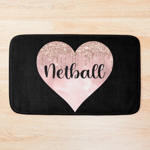 Item preview, Netball girl gifts glitter heart designed and sold by chrlalexandru.