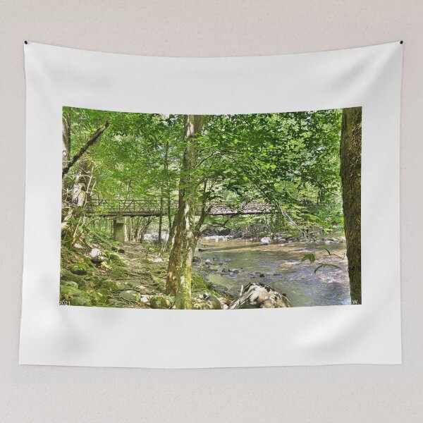 Item preview, Hidden Bridge On The Gatlinburg Trail In The Smokies designed and sold by LisaWootenPhoto.