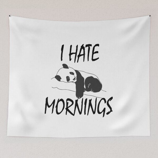 Item preview,  I hate mornings Shirt | Sarcastic Shirt | Funny Sarcasm Tee | Sarcastic T-Shirt | Gift For Wife | Girlfriend Gift | Funny Shirts |  designed and sold by Anoirshop ⭐⭐⭐⭐⭐.