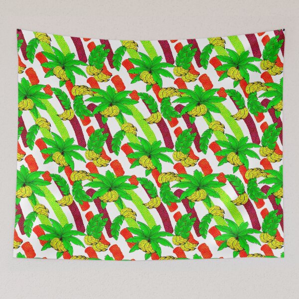 Item preview, Bananas forest pattern by Marcia Ribeiro designed and sold by bymarciaribeiro.