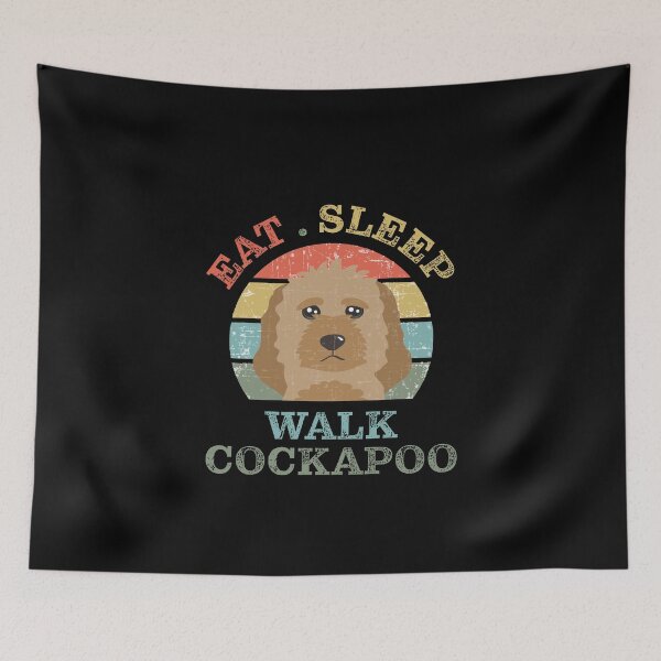 Item preview, Eat Sleep Walk Cockapoo designed and sold by PopseyUK.