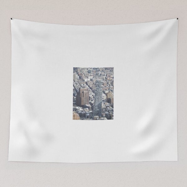 Item preview, Aerial View, Snow View, Lower Manhattan, New York City designed and sold by lenspiro.
