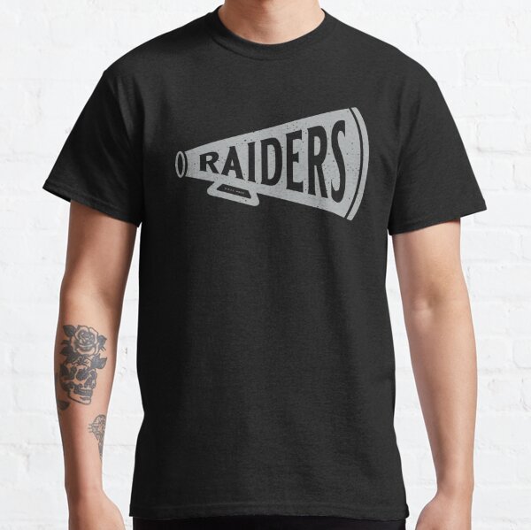 Oakland Raiders T-shirt Vintage 80s Real Men Wear Black Tee