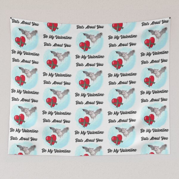 Item preview, BATS ABOUT YOU, ROMANTIC MEME, BATTY, VALENTINE MEME, designed and sold by R B Chrystal.