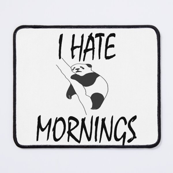 Item preview,  I hate mornings Shirt | Sarcastic Shirt | Funny Sarcasm Tee | Sarcastic T-Shirt | Gift For Wife | Girlfriend Gift | Funny Shirts |  designed and sold by Anoirshop ⭐⭐⭐⭐⭐.