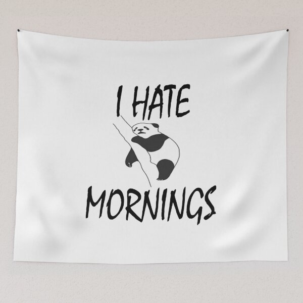 Item preview,  I hate mornings Shirt | Sarcastic Shirt | Funny Sarcasm Tee | Sarcastic T-Shirt | Gift For Wife | Girlfriend Gift | Funny Shirts |  designed and sold by Anoirshop ⭐⭐⭐⭐⭐.
