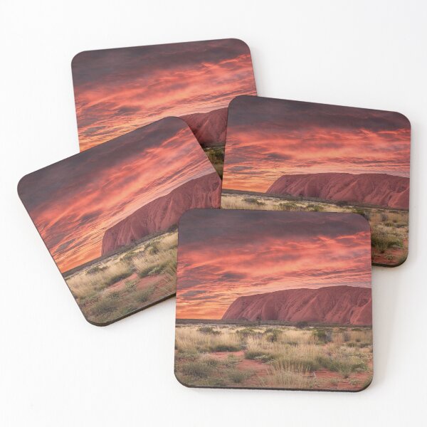 Item preview, Uluru Ayers rock panoramic landscape photograph at sunrise designed and sold by CoreImaging.