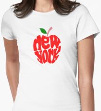 Big Apple New York Women's Fitted T-Shirt