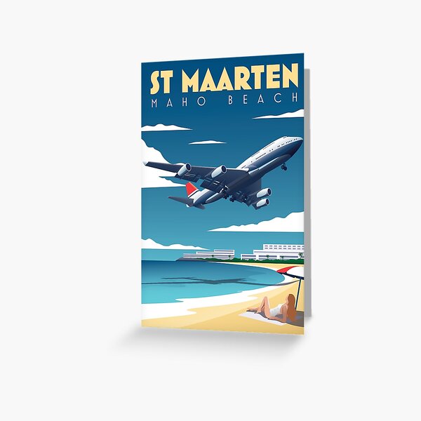 Item preview, St Maarten - Maho Beach Aviation designed and sold by cgaviator-uk.