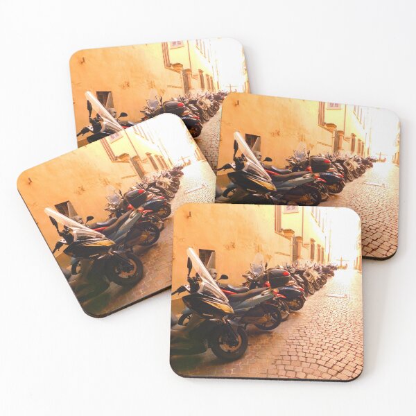 Item preview, A row of motorcycles in Italy designed and sold by Matt Niichel.
