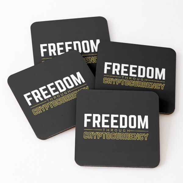Item preview, Freedom through cryptocurrency - Bitcoin designed and sold by cruzzcreation.