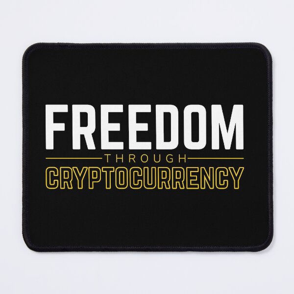 Item preview, Freedom through cryptocurrency - Bitcoin designed and sold by cruzzcreation.