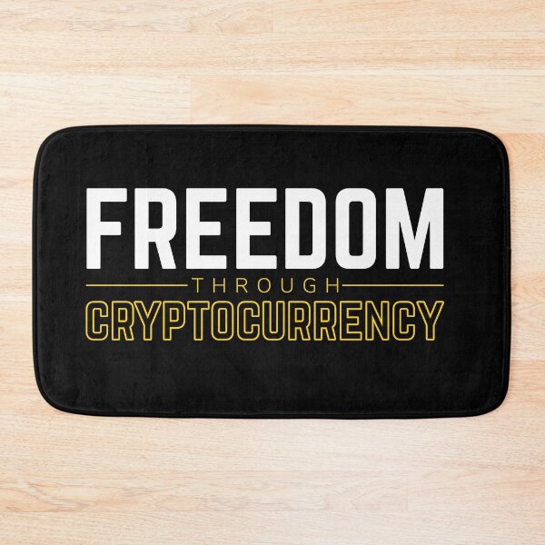 Item preview, Freedom through cryptocurrency - Bitcoin designed and sold by cruzzcreation.