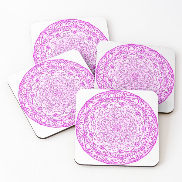 Item preview, Pink Vibrant Mandala designed and sold by Carbonbubble.