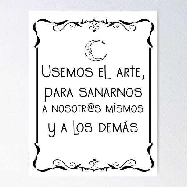 Item preview, Usemos el arte para sanarnos designed and sold by AguilaAstral.