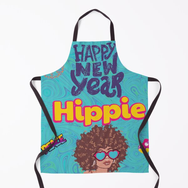 Item preview, Happy New Year Hippy Retro / Happy New Month Hippy designed and sold by haRexia.