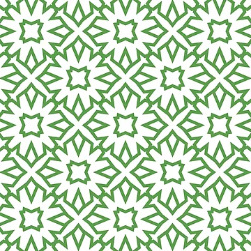 Vorschaubild zum Design Green and White Minimal Line Art Pattern 5 Pairs DE 2022 Trending Color Golf Course DE5601 von ColorOfTheYears