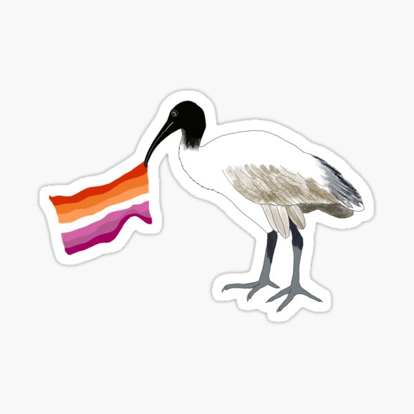 Lesbian Bin Chicken Sticker