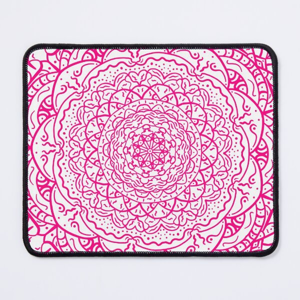 Item preview, Hot Pink Vibrant Mandala designed and sold by Carbonbubble.