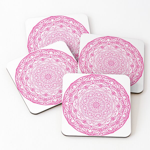 Item preview, Hot Pink Vibrant Mandala designed and sold by Carbonbubble.