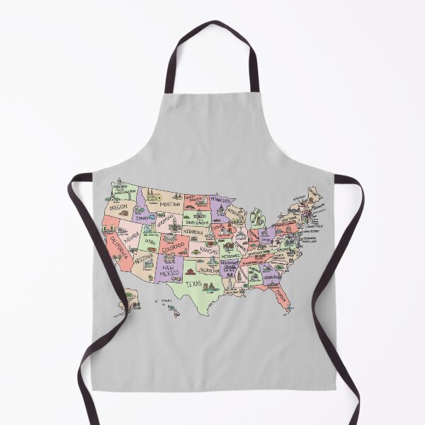 Item preview, Colorful Map of the USA designed and sold by Sheridan T.