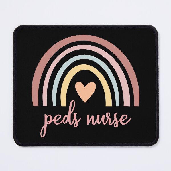 Item preview, Peds Nurse I - Boho Rainbow designed and sold by Lemon Pepper.