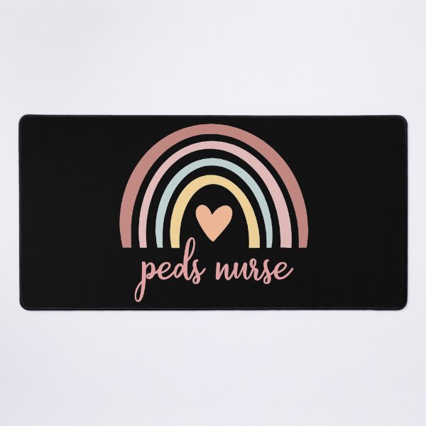 Item preview, Peds Nurse I - Boho Rainbow designed and sold by Lemon Pepper.