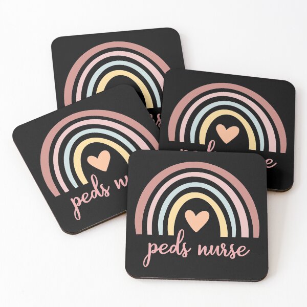 Item preview, Peds Nurse I - Boho Rainbow designed and sold by Lemon Pepper.